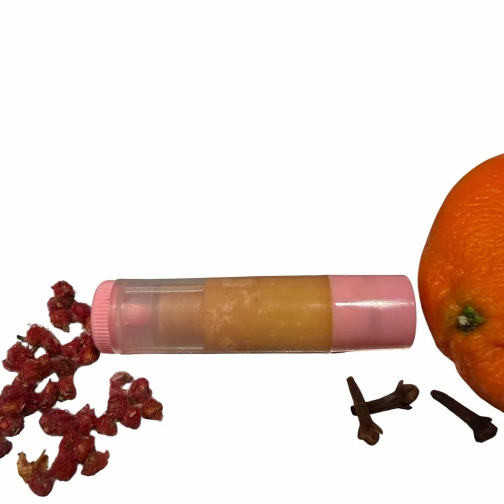Spice Sumac Lip Balm Warm Citrus Herbal Lip Care – Small Batch Natural Lip Balm
